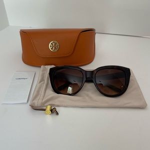 Authentic Tory Burch Tortoise Cat Eye Sunglasses